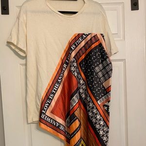 Zara Asymmetrical short sleeve.